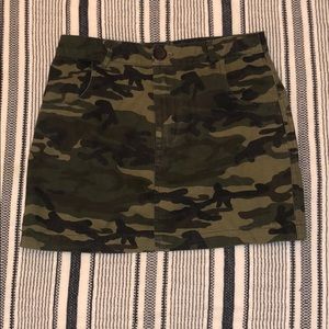 camo jean skirt